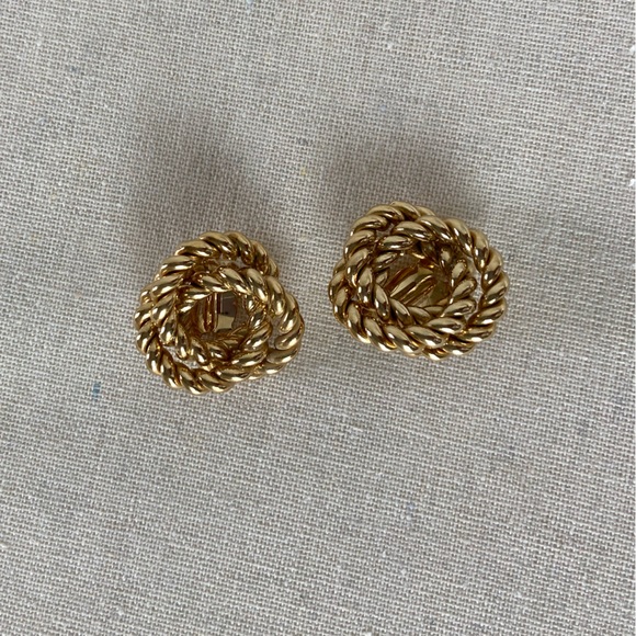 Givenchy Jewelry - Givenchy Gold Tone Earrings